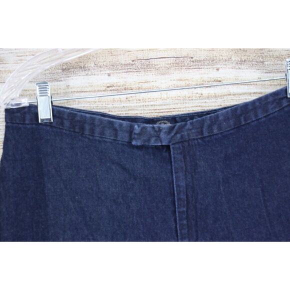 Dockers Khakis Womens Size 14 Stretch High Rise Dark Wash Ankle Jeans Slacks - Picture 2 of 10